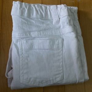 Girls white skinny jeans